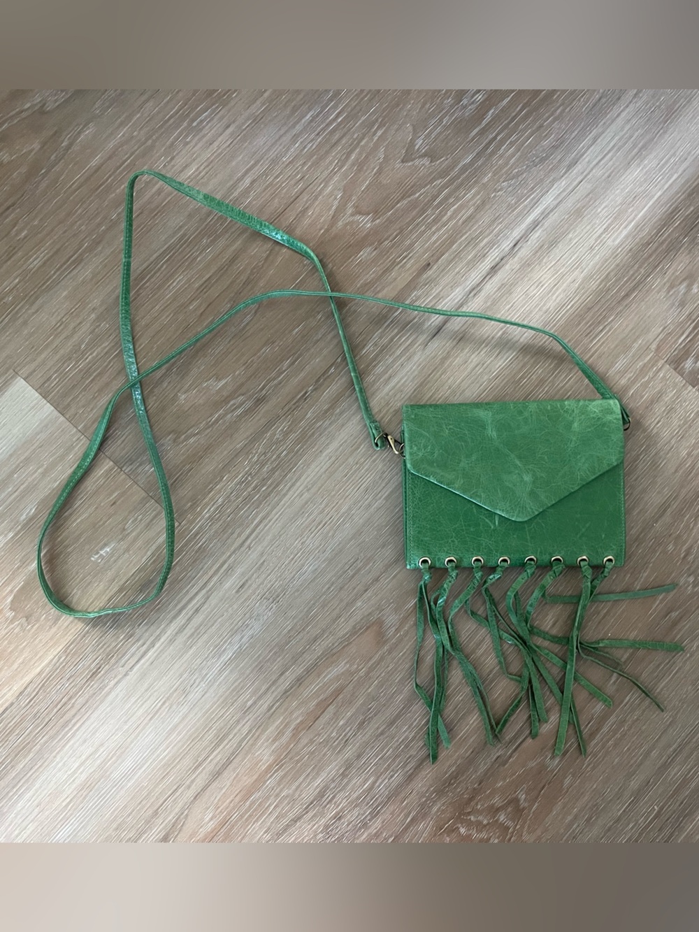 Hobo Maisy Ivy Crossbody Bag Green NWT Genuine Leather